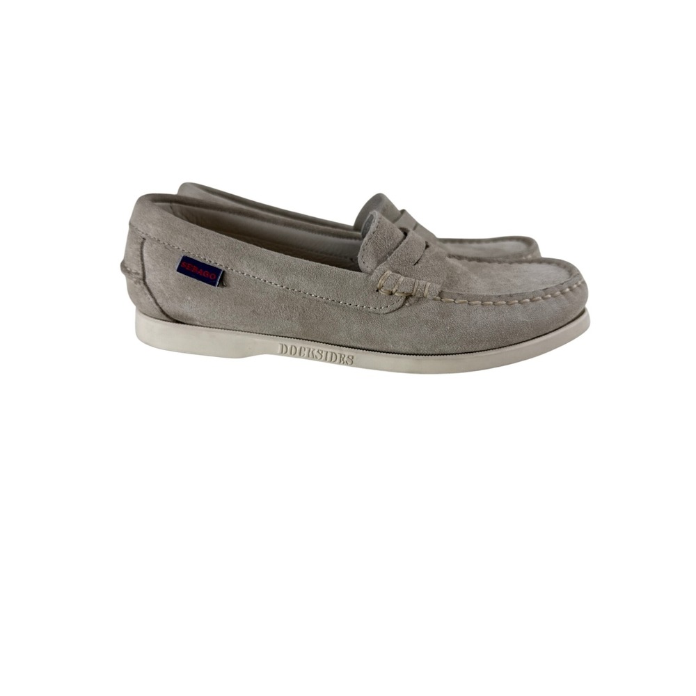 Sebago Docksides Suede Leather Boat Shoe Loafer Slip On Women Size US 10 EU 41